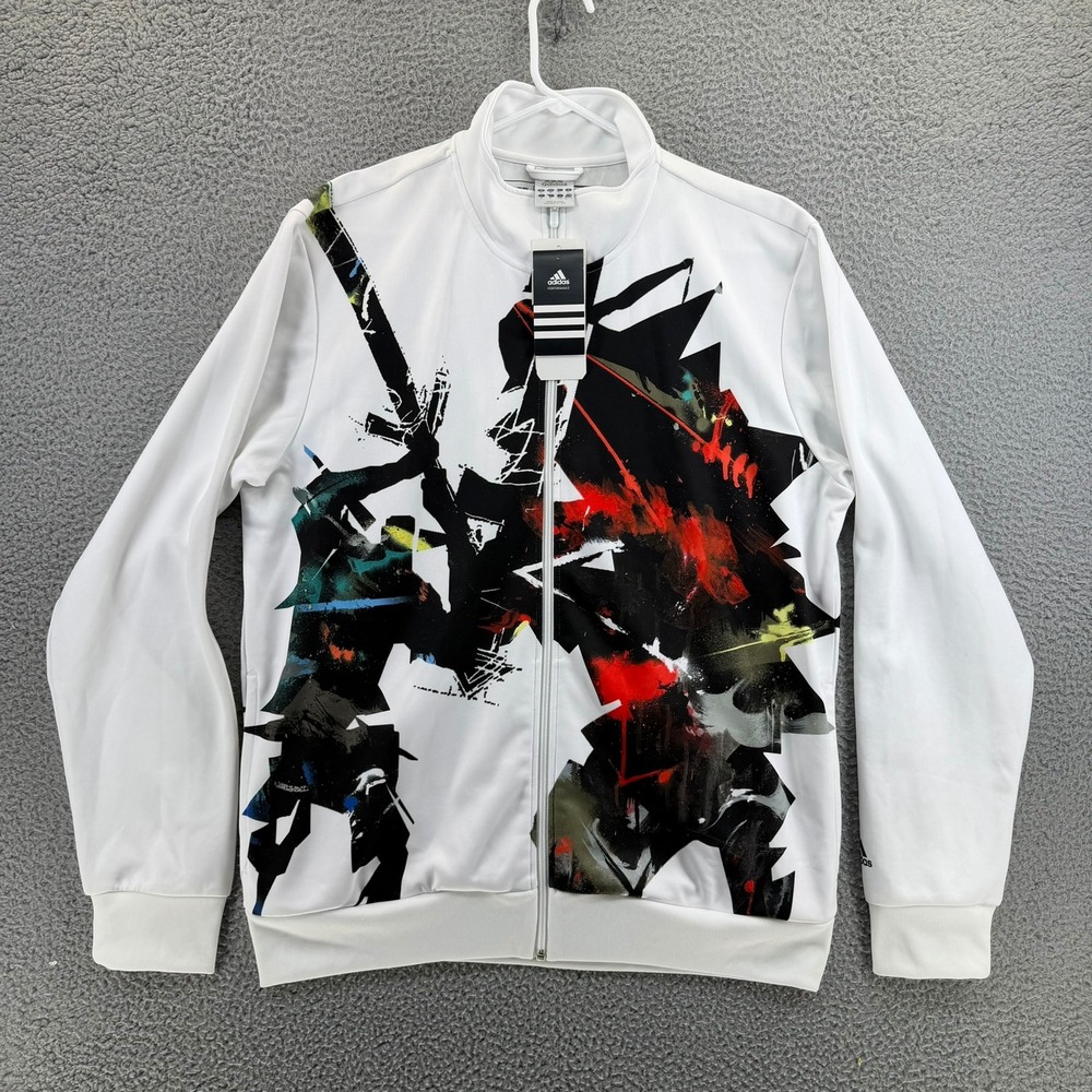 Adidas Mr Jago Good Vs Evil Track Jacket Urban Artist Series White Graphic XL